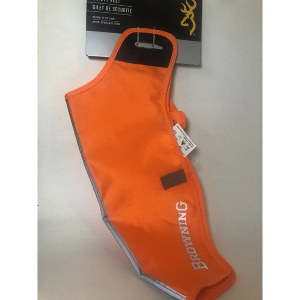 Browning Pet Safety Vest Full Coverage High‎ Visibility Size M NEW